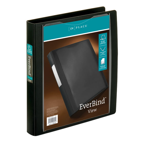 Office Depot Brand EverBind D-Ring View Binder 1 Rings Red 