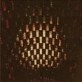 thumbnail image 1 of Ahgly Company Indoor Square Patterned Black Bean Brown Area Rugs, 5' Square, 1 of 6