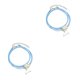 thumbnail image 3 of Qarigey 3 Pieces Bracelets with Fishtail Lady Pendant Daily Wear Teenagers Bangle Anklets Decorations Alloy Stylish Charm Shell Nº 1 2piezas Qarigey CBP461809, 3 of 6
