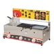 thumbnail image 2 of Máquina para hacer salchichas asadas con cuero crujiente dorado LXL, puesto comercial a gas, sartén profunda, dos en uno, 2 of 5