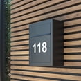 thumbnail image 3 of Reflective Mailbox Numbers for Outside - 7 Sets Waterproof Mailbox Numbers Stickers, 2" ,3" & 4"  Self Adhesive 0-9 Vinyl Number for Mailbox, Door, Garbage Bins, Address Number (White), 3 of 6