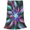 thumbnail image 2 of Pofeuu Colored Abstract Print Ultra-Soft Micro Fleece Blanket,for Bed Or Sofa,All Season Throw Blankets Flannel Blanket-80"x60", 2 of 7