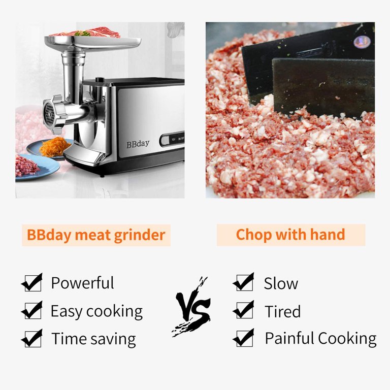 BBday Multifunction Easy Clean Electric Meat Grinder and Sausage Stuffer,  Black, 1 Piece - Kroger