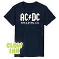 thumbnail image 2 of ACDC - Glow In The Dark - Back In Black - Men's Short Sleeve Graphic T-Shirt, 2 of 5
