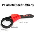 thumbnail image 4 of DAMAI Rubber Pipe Wrench, Adjustable Filter Strap Wrench Versatile Flexible Plumbing Tool, Flexible Jar Opener Plumbers Spanner for Plumbing Tasks Accessories, 4 of 9