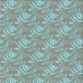 thumbnail image 1 of Ahgly Company Indoor Square Patterned Tiffany Blue Area Rugs, 5' Square, 1 of 6