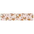 thumbnail image 2 of MKHERT Cute Corgi Dog Table Runner for Kitchen Wedding Party Home Decor 16x72 inch, 2 of 4