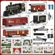 thumbnail image 4 of Set de tren eléctrico NIPLOOOW con sonido, luces y humo para niños, 4 of 7