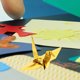 thumbnail image 3 of 100 hojas de papel cuadrado plegable para origami, papel para origami DIY, papel para origami de color dorado, 3 of 6