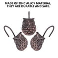 thumbnail image 5 of RENACLIPY Easy Install Owl Shower Curtain Hooks, Brown, 12 Pieces - Home Decor Accessories, 5 of 6