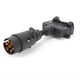thumbnail image 1 of Adaptador de Remolque Impermeable de 7 Pines, Conector Macho Redondo A Conector Hembra Plano de 7 Pines para Caravana y ., 1 of 7