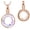 Purple, variant on Personalize Circle of Life Necklace for Cremation Ashes Holder Necklace for Ashes of Loved One Pendent for Ashes and Chain Memorial Jewelry