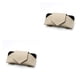 thumbnail image 4 of Kenally Coche Sun Shadow Gafas Clip Cuero Auto Anteojos Estuche Vehículo Interior Llave Gafas Titular Organizador Beige Beige 2piezas Kenally CBP294826, 4 of 5