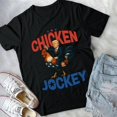 thumbnail image 1 of Funny Chicken Shirt Chicken Jockey Funny Riding American Chicken T-Shirt-S, 1 of 2