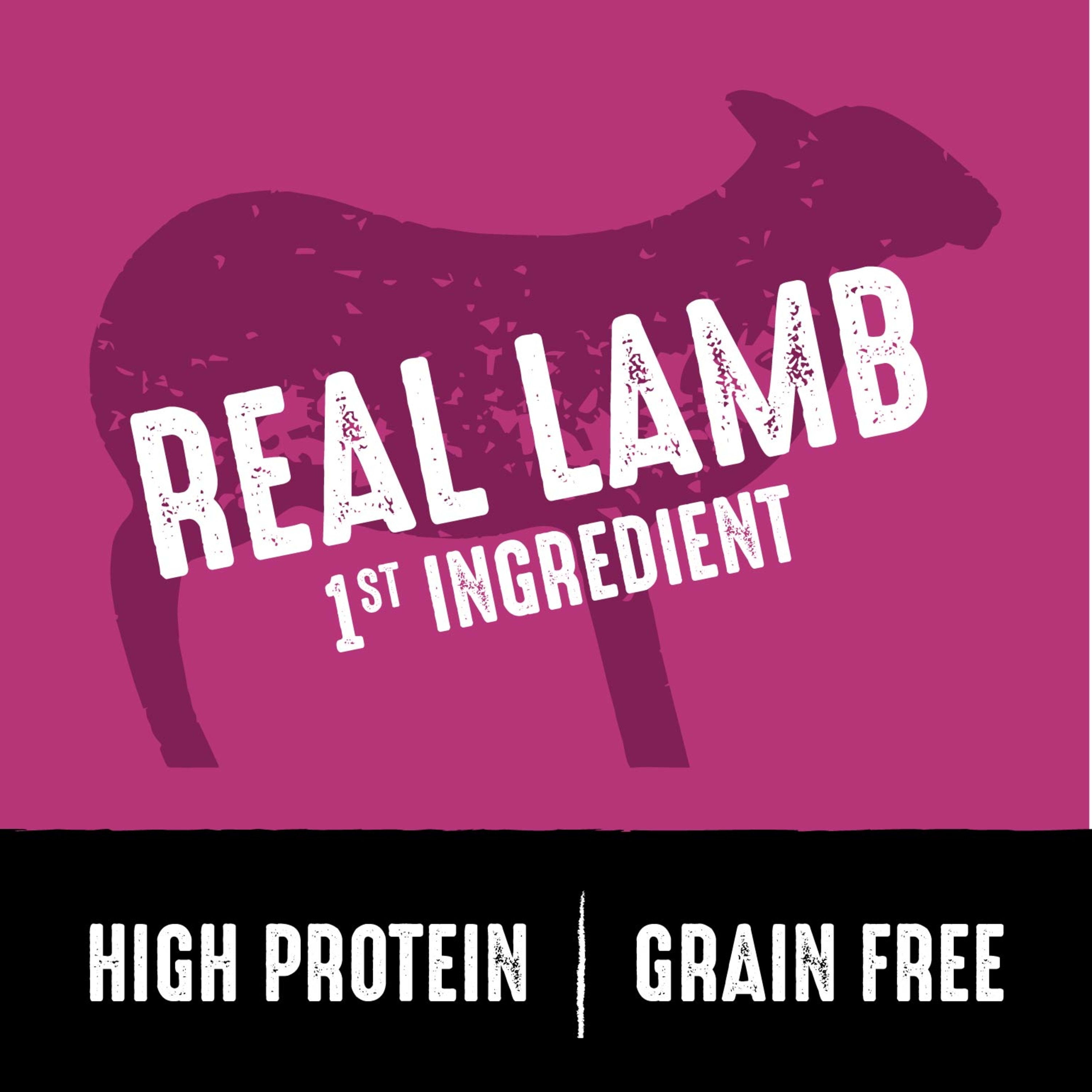 CRAVE Grain Free Adult Dry Dog Food with Protein from Lamb, 12 lb. Bag