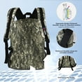thumbnail image 3 of 30L Travel Backpack for Men & Women,Water-Resistant Lightweight Camo Backpack Hiking Work School Daily Bag,8076 Khaki, 3 of 6