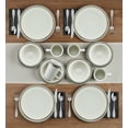 thumbnail image 2 of Pfaltzgraff® Ezra Grey 16-Piece Dinnerware Set Round, 2 of 11