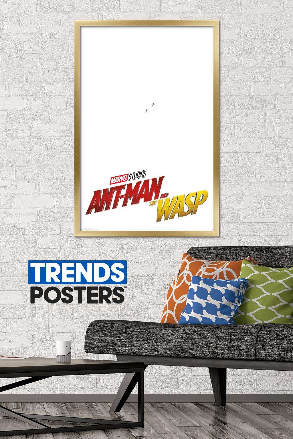 Marvel Cinematic Universe - Ant-Man and the Wasp - One Sheet Wall Poster, 22.375" x 34", Framed