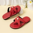 thumbnail image 7 of Zanarzt Kids Slippers Summer Toddler Slippers Print Girls Slides Beach Summer Sandals Open Toe Non Slip Children Slippers Indoor Outdoor Shoes Red,US 13.5, 7 of 7