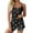 Black 1, variant on Kaemgyyd Women Cami Tank Pajamas Sets Shorts Pj Set Summer Sleeveless Soft Sleepwear Comfy Printing Loungewear