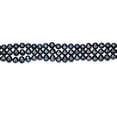 thumbnail image 5 of Black Pearl Three Row Bracelet for Women in 925 Sterling Silver I 7.25 Inches Long Bracelet with Lobster Claw Clasps I 21 mm Wide Round Pearl Bracelet by Lavari Jewelers, 5 of 6