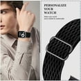 thumbnail image 5 of LIDAY Stretchy Solo Loop Bands Compatible with Apple Watch Ultra Band 49mm 45mm 44mm 42mm 41mm 40mm 38mm Men Women, Adjustable Sport Elastic Replacement Strap for iWatch Series 9 8 7 6 5 4 3 2 1 SE, 5 of 5