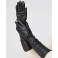thumbnail image 4 of Long PU Leather Gloves For Women Evening Parties Cosplay Costume Elegant Elastic Design 15 Inch, 4 of 8