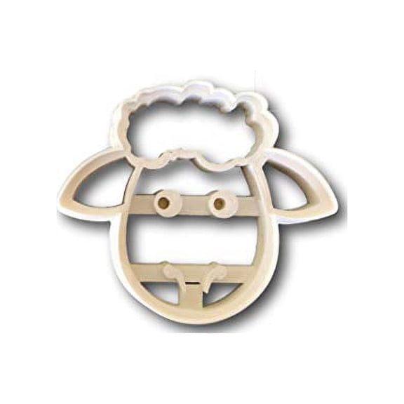 Sheep Face Cookie Cutter- Fast Shipping - Sharp Edges - Exceptional Quality