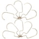 thumbnail image 1 of 20 ganchos metálicos planos de alta resistencia para colgar ropa, ideales para camisas, pantalones y accesorios en armarios y roperos, 1 of 7