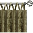 thumbnail image 5 of Ben&Jonah Simple Elegance Joy Criss-Cross Window Curtain Panel - 50" W x 84" L Moss, 5 of 5