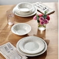 thumbnail image 5 of The Pioneer Woman Vintage Lace 12-Piece Ceramic Dinnerware Set, Linen, 5 of 9