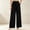 Black, variant on Women Tie Waist Pleated Wide Leg Trousers Sevevn High Waist Flowy Loose Fit Dress Pants With Side Pockets, Varied Solid Color Options For Office Work Dating Vacation And Everyday Casual Dressing
