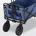 thumbnail image 4 of Tory Carrier Utility Collapsible Outdoor Cart Folding Wagon Garden Cart 220lbs Blue, 4 of 5