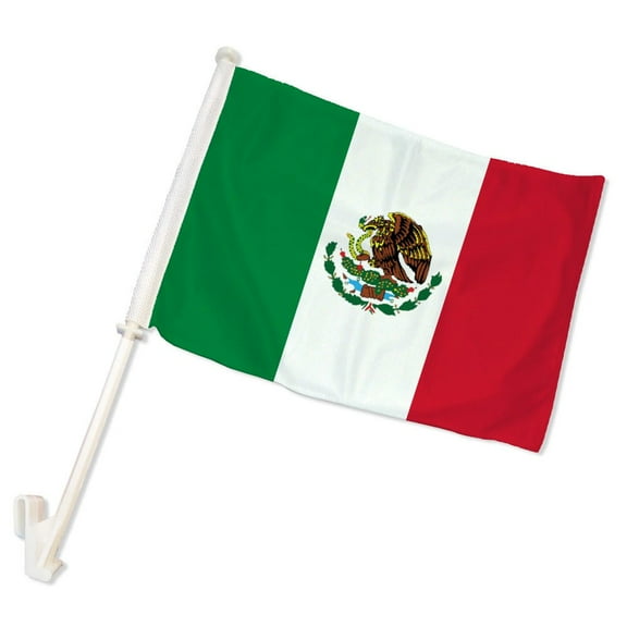 Mexico Double-Sided Car Flag