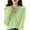 ZGreen, variant on AJHSAKLt Pullover Sweaters for Women Light Long Sleeve Crew Neck Lightweight Soft Knitted Blouse Lightweight Sweaters for Women Beige