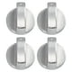 thumbnail image 1 of Perillas para quemadores de gas, hornos eléctricos, 4 piezas, manijas de metal, accesorios de control, 1 of 6