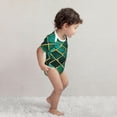thumbnail image 3 of Rocae Green Mosaic Glass for Baby Cotton Short-Sleeve Bodysuits for Unisex Onesies Bodysuit-18 Months, 3 of 7