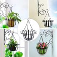 thumbnail image 5 of DEFNES Hanging Baskets for Indoor Plants,12 inches Metal Openwork Hanging Planter of Plant Hangers, Garden Home Decor (2 Pack), 5 of 7