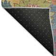 thumbnail image 5 of Addison Rugs Chantille Indoor/Outdoor Transitional Floral Blue Machine Washable Rectangle Rug, 3' x 5', 5 of 8