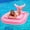 D-Pink Mermaid, variant on Inflatable Tanning Pool Lounger Float, Suntan Tub for Adults, Blow Up Sunbathing Pool with Integrated Pillow and Cup Holder, Heavy Duty Tanning Bed for Backyard Lake Beach