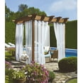 thumbnail image 6 of Versailles - Stainless Steel Curtain Tension Rod, Indoor/Outdoor, Adjustable Length from 48" à 86", Brown, 6 of 7