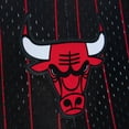thumbnail image 4 of Men's Mitchell & Ness Red/Black Chicago Bulls 1995/96 Hardwood Classics Fadeaway Reload 3.0 Swingman Shorts, 4 of 4