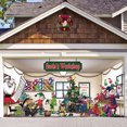 thumbnail image 4 of Monstrate Excelente mano de obra Feliz Navidad Fondo de tela Excelente mano de obra La fiesta de Navidad Kits de decoración para fiestas A, 4 of 6