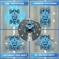 thumbnail image 3 of Shark Remote Control Cars for Boys 2.4GHz Water Shooting RC Cars with Light & Spray 360 Flips Rotating Monster Truck Toys for Kids Adults Gifts (Blue), 3 of 8