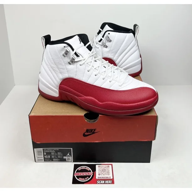 Size 9 - Jo r-dan 12 Retro 2023 Mid Cherry?? OG ALL/LIGHTLY WORN!