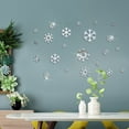 Clear Self board Wall Sticker Christmas Window Stickers Snowflake