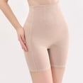 thumbnail image 2 of Defitshape Women's High Waisted Shapewear Shorts Wedding Mesh Body Shaper Shorts Butt Lifting Mid Thigh Tight Mesh Seamless Nude X-Small, 2 of 4