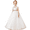 Ivory, variant on Tulle First Communion Dress Lace Appliques Flower Girl Dresses for Wedding Girls Pageant Ball Gown (Ivory 2 -3Years）