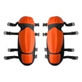 thumbnail image 4 of 2 rodilleras de jardinería y cortacésped con correas ajustables, impermeables. Naranja, 4 of 9