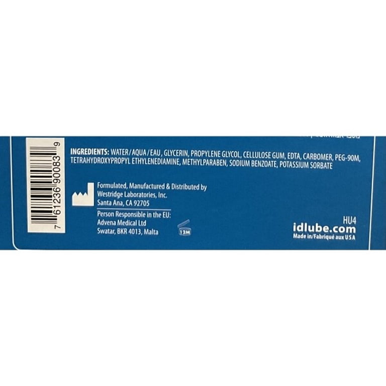 ID Glide Natural Feel Lubricant - 64 fl oz Pump Bottle Water Based Lube -  Walmart.com